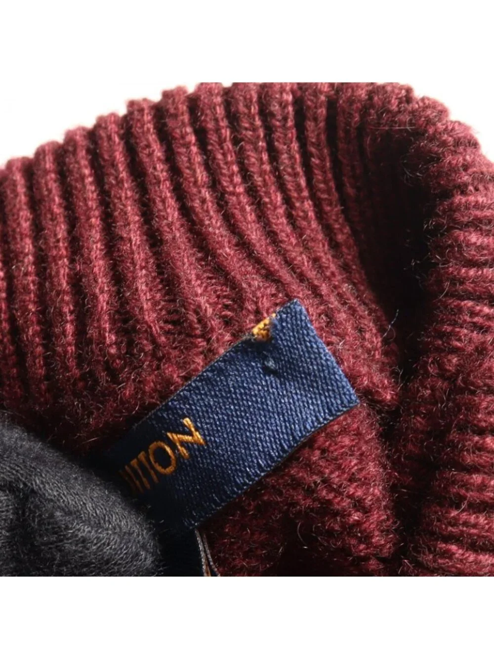Louis Vuitton Knit Logo Shoulder Button Cashmere Sweater